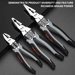 Tang Multifunction Pliers Set Universal Diagonal Pliers Needle Nose Pliers Combination Pliers Stripper Duty Wire Pliers Hardware Tool