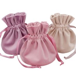 Velvet Drawstrings Bags Wedding Christmas Jewelry Gift Candy Mini 10X13cm Storage Pouches High Quality Packing Bags