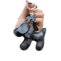 New Keychain Designer Mens Luxury Car Keyring Womens Buckle Keychains Handmade Men Women Bag Ornament pendant