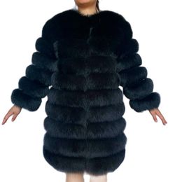 Fur 2021 NEW 4in1 Real Fox Fur Coat Women Natural Real Fur Jackets Vest Winter Outerwear Women Clothes