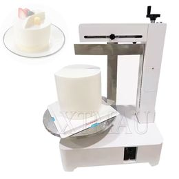 Birthday Cake Cream Icing Coating Machine 110V 220V 4-16Inch Bread Wedding Cake Cream Butter Spreading Icing