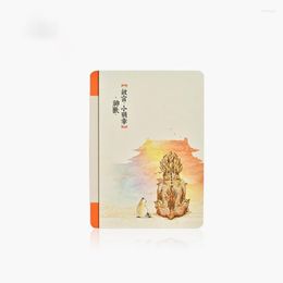 Retro Forbidden City Notebook Hardcover Bronzing Notebooks For Office Student Writing Notepad Stationery Supplies 13 18 1.5cm