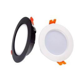 Downlights Dimmable Recessed Led Downlight 110v 5W 9W 12W 18W Round Light Ceiling Lamp 220v Indoor Lighting Home Spot Kitchen Bedroom
