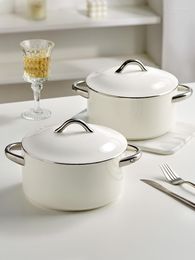 Bowls Nordic Advanced Sense Soup Bowl With Lid Ceramic Ear Instant Noodle 2023 Double Phnom Penh Luxury Tableware
