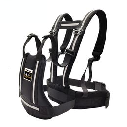 s Slings Backpacks Kids Motorcycle Safety Belt for Child with Storage Bag Rear Seat Grab Handle Strap Harness Adjustable Reflective Strip 230506
