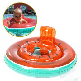 Life Vest & Buoy Baby Swimming Rings Sitting Circle Children Float Inflatable Seats Swim Pool Accessories