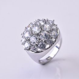 Cluster Rings 18K Rose Gold 2 S FL Diamond Ring For Women Anillos De Bizuteria Bijoux Femme Gemstone Fine Jewellery Golld AnelsBox
