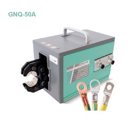 GNQ-50A Pneumatic Terminal Crimping Machine 2.7T Pneumatic Terminal Crimper Pliers Tool With Crimping Die 2.5-50mm²