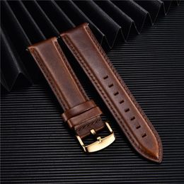 Watch Bands High Quality Genuine Leather Strap 18mm 20mm 22mm band Quick Release Men Women Straps Bracelets 230506