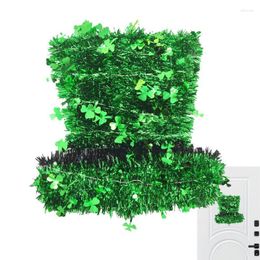 Decorative Flowers St Pattys Decorations | Reusable Comfortable Convenient Ornament Irish Festival Madder Wreath Fireplaces Front Doors