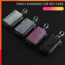 Luxurious Auto Key Case Car Holder Shell Remote Cover Car-styling Keychain Purses Diamond Car Accessories Interior for Woman Wholesale