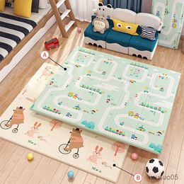 Rugs Playmats Foldable Baby Play Kids Crawling Carpet Puzzle Mat Educational Children Activity Rug Folding Blanket Floor Games Toys