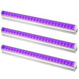 UV Led T5 Integrated Light Bar Mounted Light Strip Lights 5W 10W 15W 20W 25W Strips Tube Glow in The Dark Lighting for Glow Party Bedroom Poster Paint crestech168