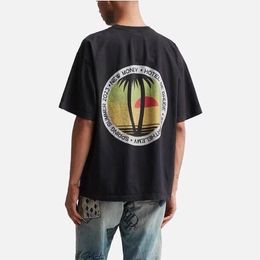 DHZB Dhzb 12c7 Mens Tshirts Rhude Tshirt t Shirt Designer Shirts Oversized Graphic Tee Beach Summer Clothes Shor