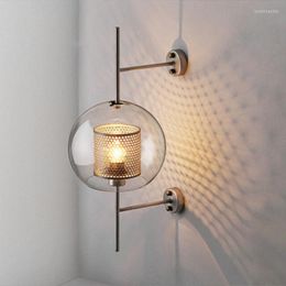 Wall Lamps Modern Style Lamp Retro Light Gooseneck Decor Long Sconces Crystal Sconce Lighting Glass