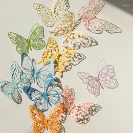 6pcs Hollow Out Butterfly Decorations Paper For Scrapbooking DIY Journal Card Making Embossing Po Decor Craft