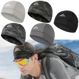 Cycling Caps Masks Quick Dry Motorcycle Helmet Liner Bike Summer Riding Anti sweat Hat Quick drying Windproof Sports 230505