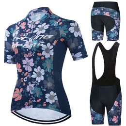 Cycling Jersey Sets Cycling Jersey Sets Woman Clothe s Clothing Mountain Bike Female Set Bicycle Shorts Sportwear Wholesale Equipment 240327