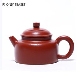 Teaware 90ml Famous Yixing Purple Clay Teapot Raw Ore Dahongpao Philtre Tea Pot Home Zisha Beauty Kettle Chinese Customised Tea Set