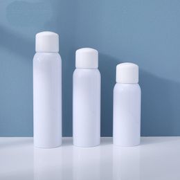 120ml 150ml PET plastic round shoulder cover spray bottle sunscreen skin care product water cream cosmetic packaging 3oz