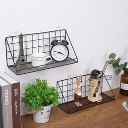 Hooks Storage Holders Convenient Racks Bedroom Bathroom Wall-Mounted Iron Shelf Kitchen Dormitory Organization Tools