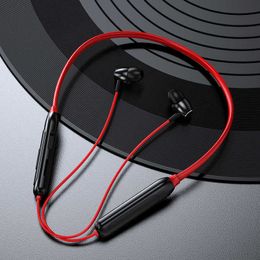 New M61 Bluetooth Headphone Hanging Neck Sport Running Card Stereo Magnetic Metal Business