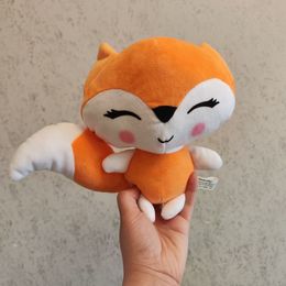 24cm Kawaii Cartoon Fox Plush Toys Soft Stuffed Orange Animals Doll Pillow Birthday Christmas Gifts for Girls Children LA637