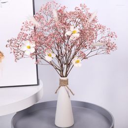 Decorative Flowers Natural Dried Bouquet Gypsophile Wedding Decoration Small Fresh Home Accessories Room Decor Somepeople Holiday Gifts