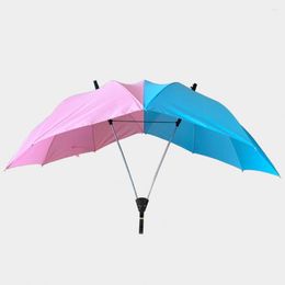 Umbrellas Universal Couple Umbrella Waterproof 2 Colours Men Woman Two Person Sun Semi-automatic Rain Daily Use