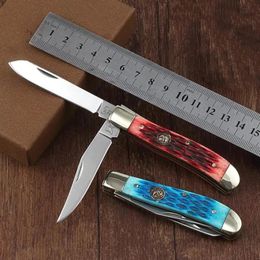 Messen Multifunctional Tactical Folding Knife Bone Handle Outdoor Cutting Fruit Home Portable Pocket Knife Utility EDC Gift Tool