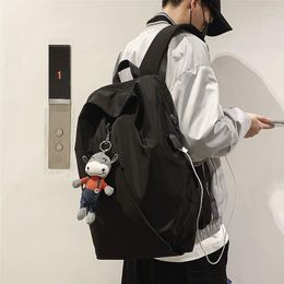 Backpack Large Capacity Backpacks Men's Fashion Female High School Student Bag Women's Travel Tide Brand