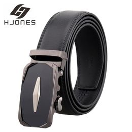 Belts HJones For Man Leather Belt Buckle Ring Adjustable Cowboy Strap High Quality Fashion Classic HJ0347