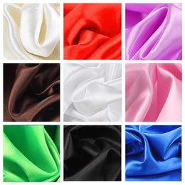 Fabric 34 Color Soft Satin Fabric Wedding Party Decoration Box Lining DIY Clothing Sewing Background Accessories P230506