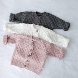 Pullover Spring And Autumn Baby Sweater Jacket Born Children's Wool Knitted Top Cardigan Toddler Infants Casual