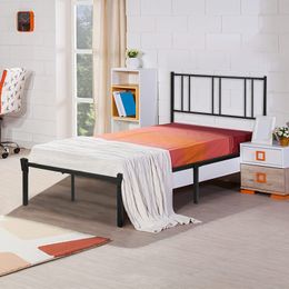 Мебель для спальни, двойная рама для кровати без коробки не нужна, прочный металлический шум без шума бесплатно