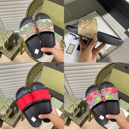 sandal designer sandals floral print women fashion sandals beach slippers waterproof slides resistant slippers sandals couple size 35-44 with box