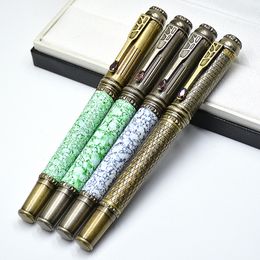 New Arrival Limited Edition Patron Burgess Rollerball Pen High Quality Office School Writing Ballpoint Pens With Diamond Inlaid Cap