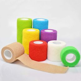 Knee Pads 6 Roll 4.5m Color Sports Self Adhesive Elastic Bandage Wrap Tape For Support Pad Finger Ankle Palm Shoulder