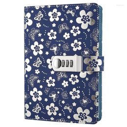 Leather Password Planner Notebooks And Journals Agenda Diary With Lock Stationery Note Book For School Office Supplies