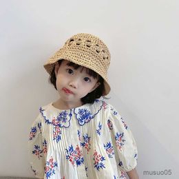 Caps Hats Baby Straw Hat Children Cap Summer Baby Sun Hats Baby Girls Boys Kids Bucket Hat Travel Beach Caps