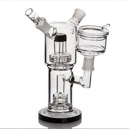 Big Thick Glass Water Bong Hookash Shisha Recycler Oil Rigs Heady Glass Bong Water Pipes