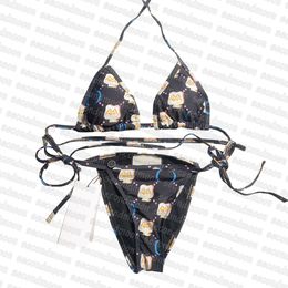 Cartoon Muster Bademode Frauen Zweiteiliger Badeanzug Sexy Split Badeanzug Sommer Quick Dry Bikini