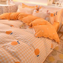 Bedding Sets Set Bed Sheet Linen Duvet Cover And Pillowcase... Family Double Spread King Size Bedspreads For Wedding Beds...