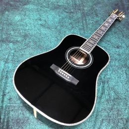 acoustic guitar big 41 42 43inchs jumb0 6strings spruce panel ebony fingerboard support customization freeshipping