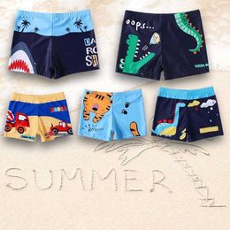 Men's swimwear Swimming Trunks For Boys Shark Trunks Swimsuit 2-9Y Children's Swimwear Kids Trunk Shark Beachwear Boys Bathing Suit good P230506