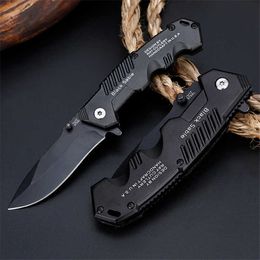 Camping Hunting Knives 57HRC Folding Knife Tactical Survival Knives Hunting Camping Blade Multi High Hardness Military Survival Knifes Pocket P230506