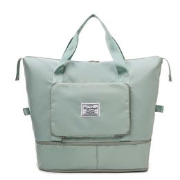 Cosmetic Bags Cases Large Capacity Folding Travel Bags Waterproof Tote Handbag Travel Duffle Bags Multifunctional Women Travel Yoga Bags 230504