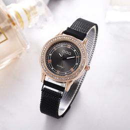 Lady Watches Trendy Ultra-thin Wristwatches Mens Bracelet Fashion Business Watch Leather Montre De Luxe Women Wristwatches