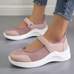 Women 808 Sandals Summer Casual Mesh Leather Patchwork Platform Wedge Round Toe Hook&Loop Leisure Sport Shoes Woman Ladies Female