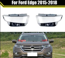 For Ford Edge 2015-2018 Headlight Shell Lamp Shade Masks Transparent Cover Headlight Glass Headlamp Cover Lens Case